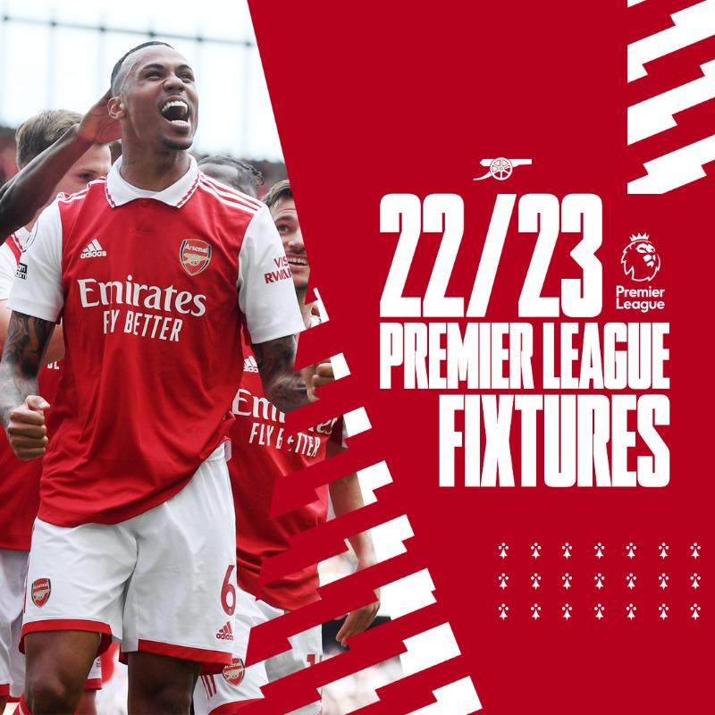 Arsenal - A reminder of our Premier League schedule for
