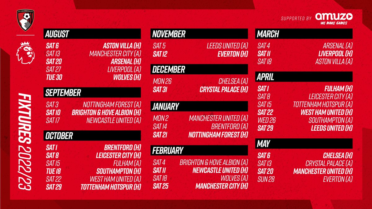 afc-bournemouth-on-x-our-2022-23-premierleague-fixtures-are-here-amuzogames-afcb-https-t-co-5kbk5g5pxx-x