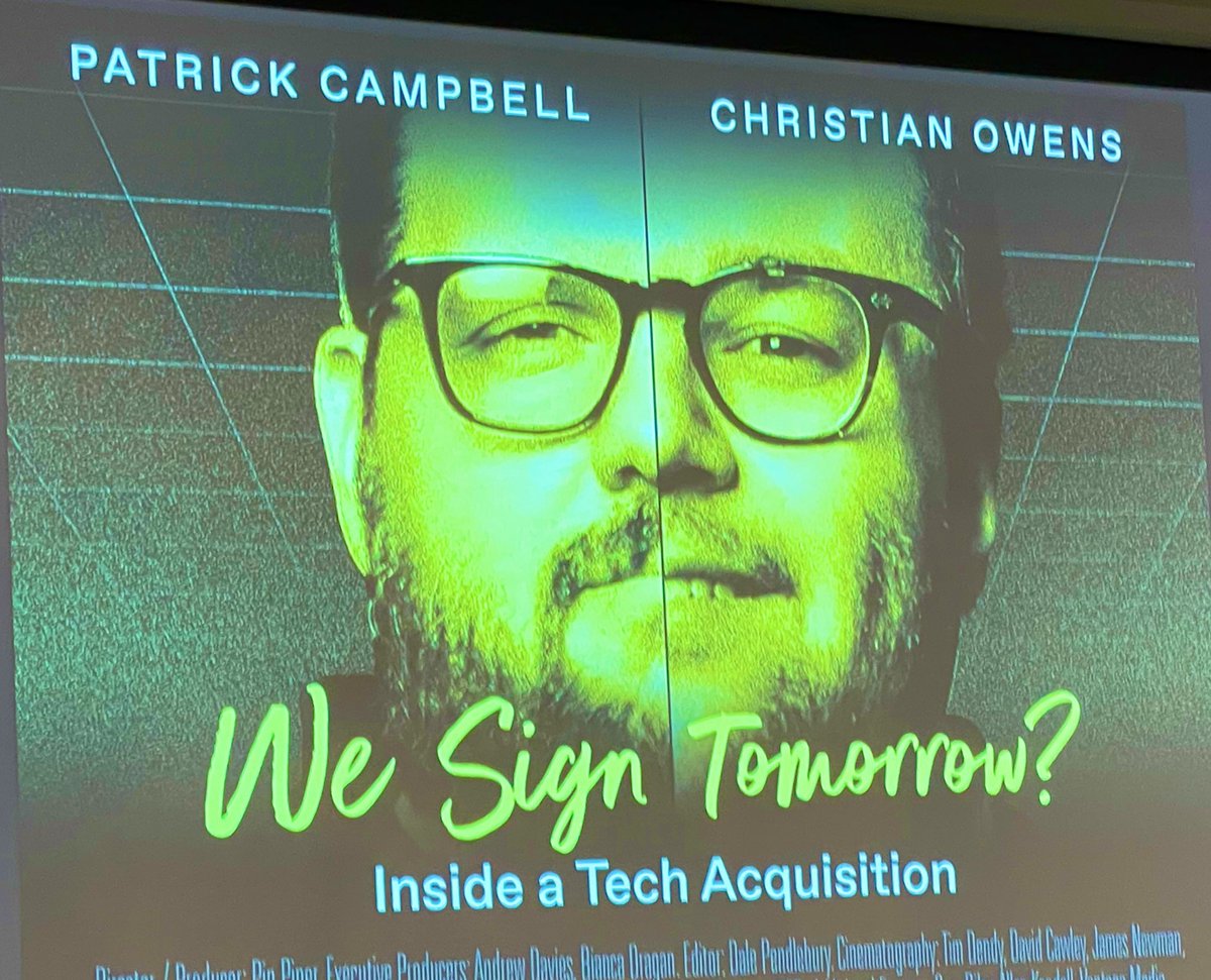 So good to celebrate <a href="/Patticus/">Patrick Campbell</a> and <a href="/christianbowens/">Christian Owens</a> getting together! Congratulations <a href="/PaddleHQ/">Paddle</a> &amp; <a href="/ProfitWell/">ProfitWell by Paddle</a>!