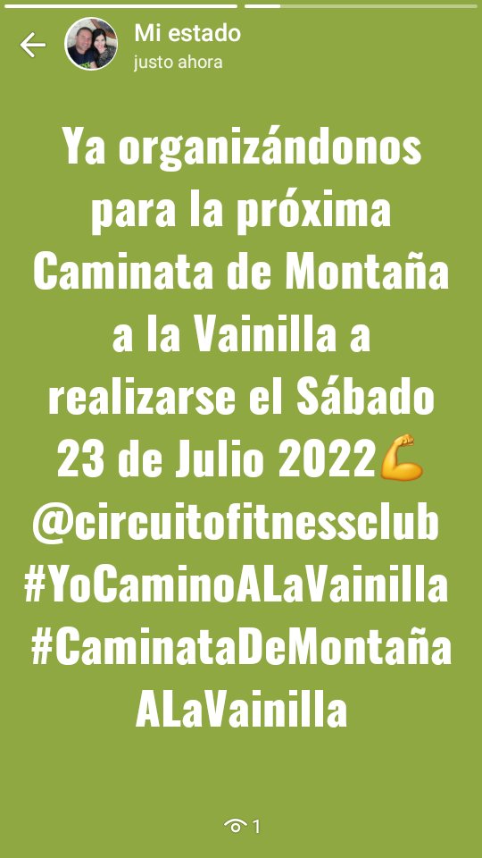 Te invitamos a ser nuestro PATROCINANTE de la Caminata de Montaña a la Vainilla @parquelavainilla a realizarse el Sábado 23 de Julio 2022. 
Salida: #EscuelaCFC Ubicada en la Av. Intercomunal Aquilino Juárez  (Barquisimeto - Acarigua) al lado del Puente de los Rastrojos #Cabudare