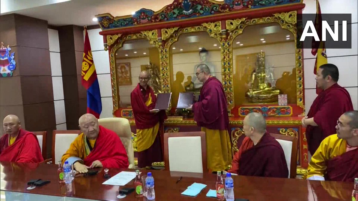 Mongolia: An MoU signed b/w International Buddhist Confederation (IBC) & Ganden ... - Kannada News