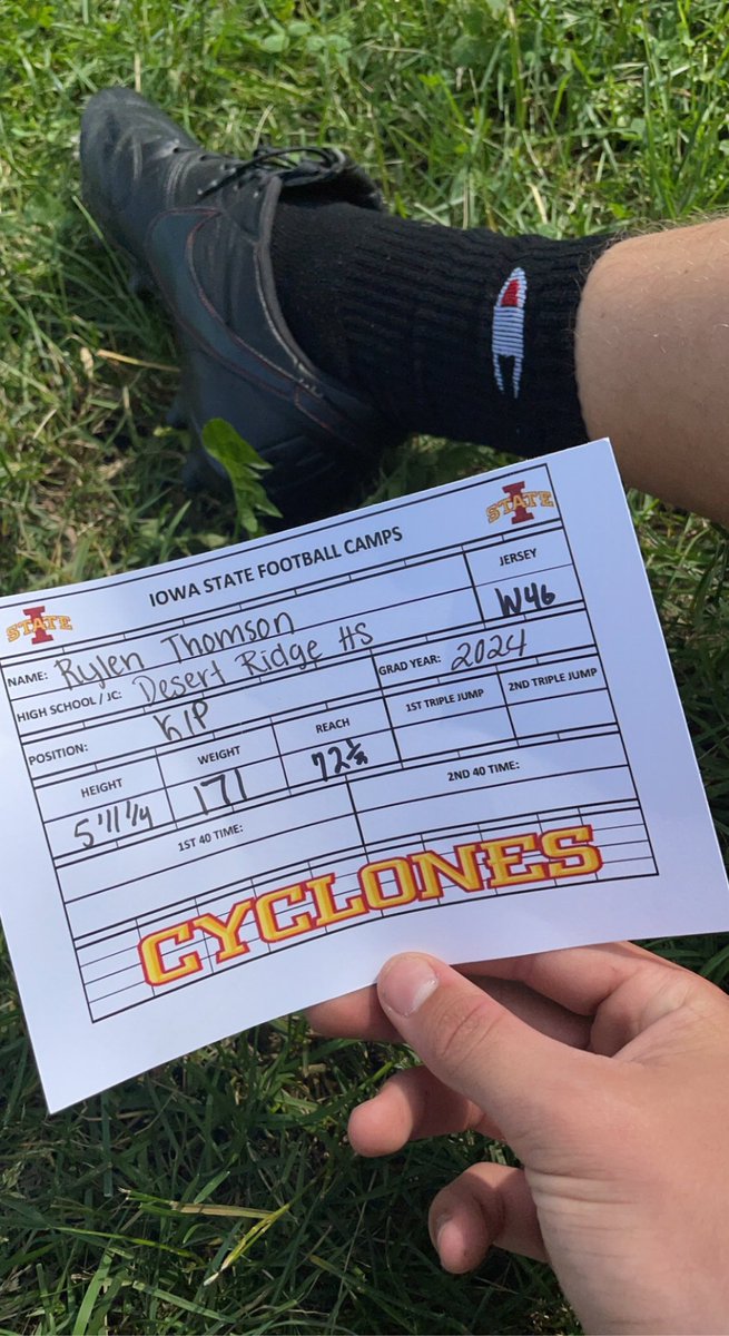 Great time at the Iowa state football camp! Ended up charting 8/11 on kicks.  More videos coming later this week
Big thanks to @ISUMattCampbell  for putting On a great camp!
Another thank you to <a href="/CoachRobGrande/">Rob Grande</a> 

<a href="/Coach_LaPlante/">Coach LaPlante</a> 
<a href="/CoachRoyLopez/">Roy Lopez</a> 
<a href="/KohlsKicking/">Kohl's Kicking Camps</a>