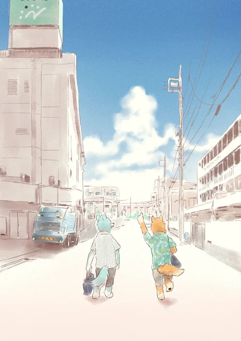 マンガばかりですね
#オオカミが電車を運転するだけのマンガ
#2022年自分が選ぶ今年上半期の4枚 