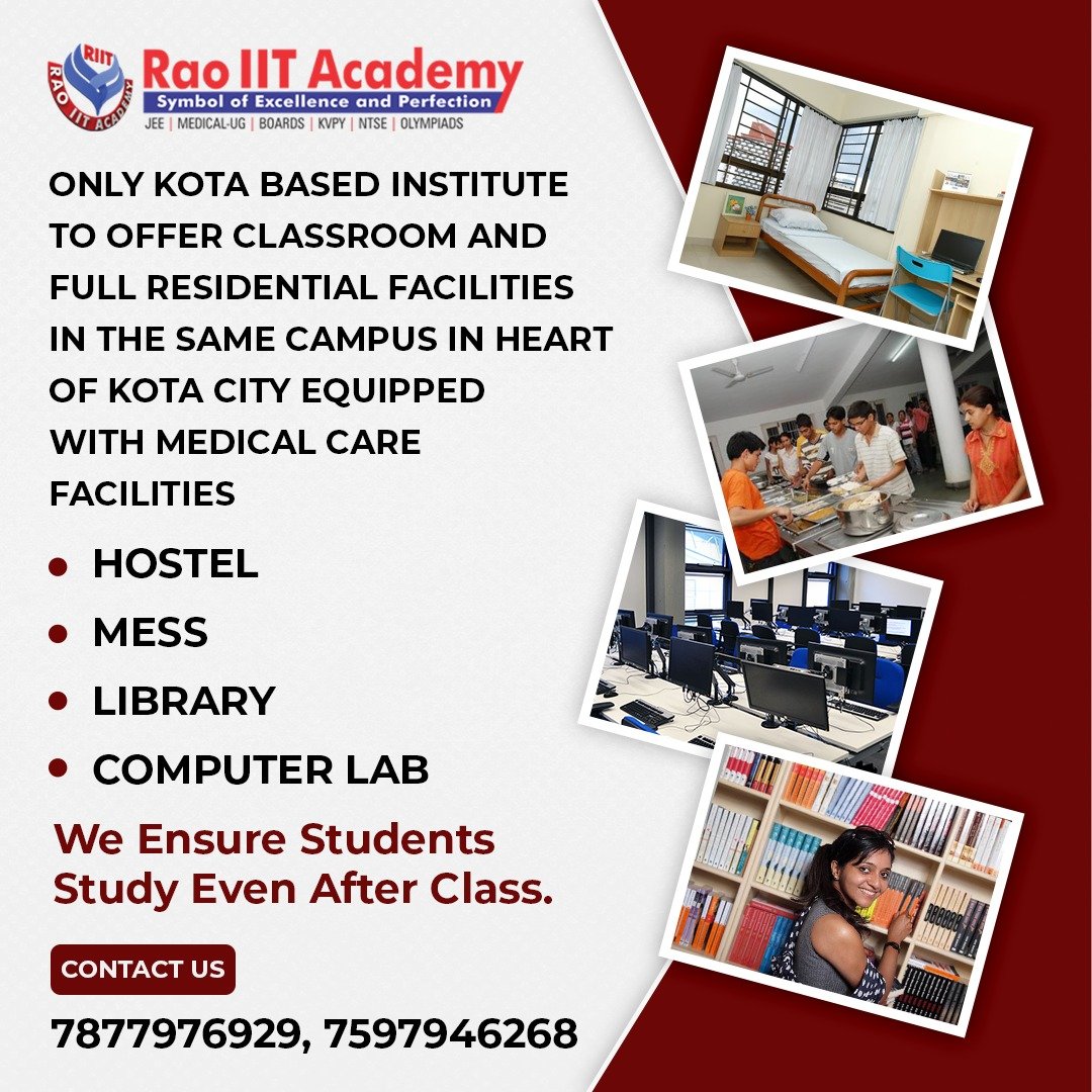 RaoIITAcademy's tweet photo. Only kota based institute to offer classroom and full residential facilities in the same campus in heart of kota city equipped with medical care facilities.

We Ensure Students Study Even After Class 

#hostel
#mess
#library 
#computerlab 
#admissionsopen https://t.co/Ua7ygkfTRs