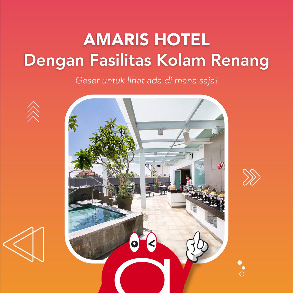 Ternyata ada banyak Amaris Hotel yang punya kolam renang loh! 😍 Mulai dari Bali, Bandung, Malang, Kupang, Jogja &amp; Muara Bungo semuanya ada! Coba absen di kolom komentar siapa teman-teman Ama yang beruntung punya Amaris Hotel dengan kolam renang di kotanya 👇
