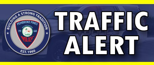 PPinesPD's tweet photo. ATTN RESIDENTS: Please be aware the area of NW 125th Ave &amp; Sheridan St the traffic lights are out for all directions, we will advise when the outage has been resolved. Thank you. https://t.co/T1LtntQVOo
