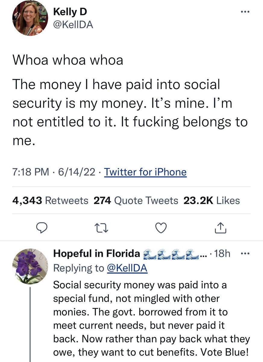 BigBlueWaveUSA's tweet photo. Dear America,
This is happening. If Republicans take over Congress in 2022 and the White House in 2024 - our Medicare and Social Security will be โsunsetโ (a GOP word for โeliminatedโ)
Regardless of your party:
#VoteBlueToSaveOurSocialSecurity
#VoteBlueToSaveMedicare ๐บ๐ธ๐บ๐ธ https://t.co/CFKb1ZsFyI