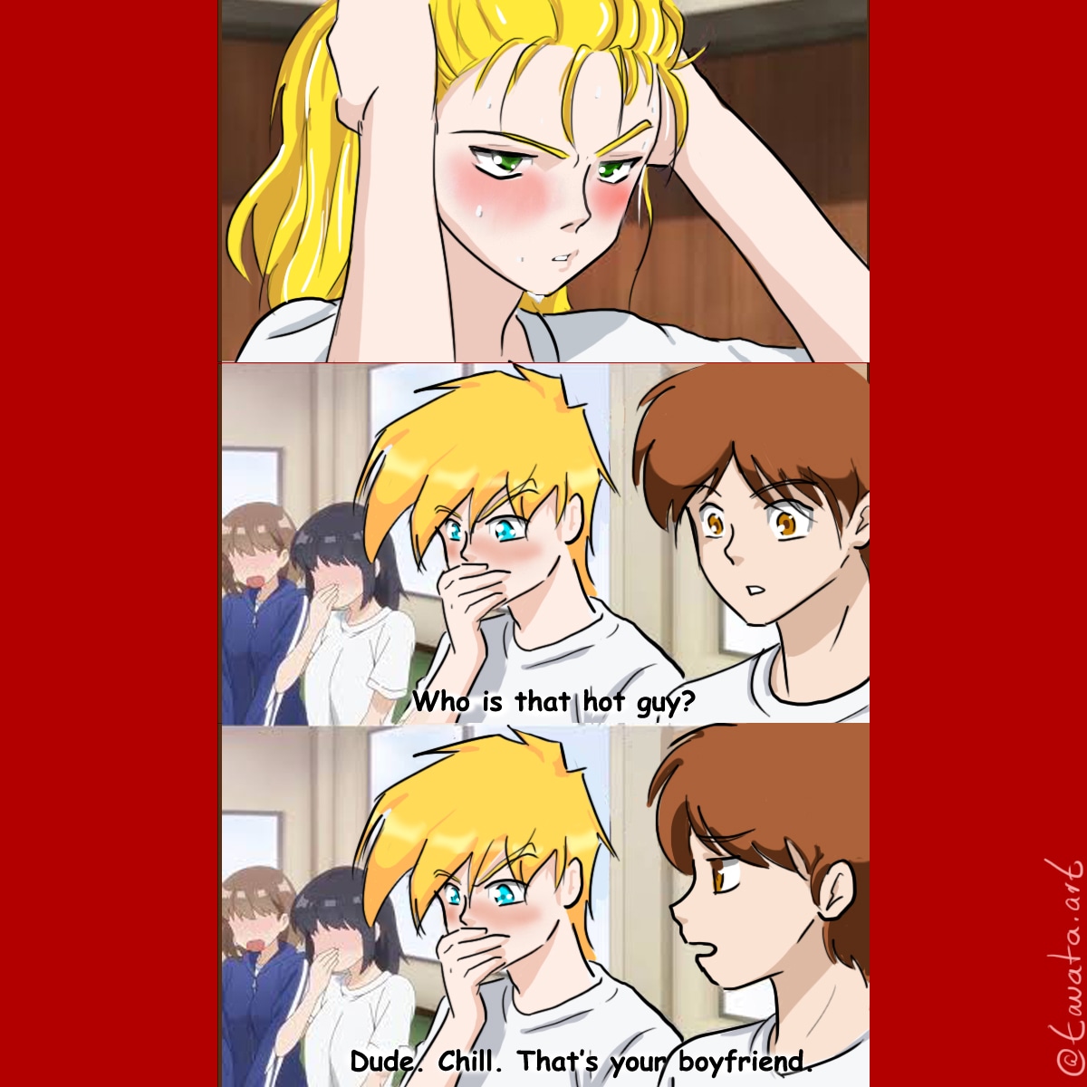 Napolitana_PB's tweet photo. Who is that hot guy?
#animememe #yaoi #softyaoi #digitalilustration #digitaldrawing #opencommissions #comisionesabiertas https://t.co/aZuqCmIOWA