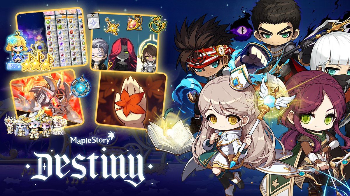 x3TheAran59's tweet photo. Destiny update is finally available in Global @MapleStory check out all you need to know about the update now! https://t.co/4b3EjFayx9

#MapleStory #MapleStoryDestiny https://t.co/C384dnn9v8
