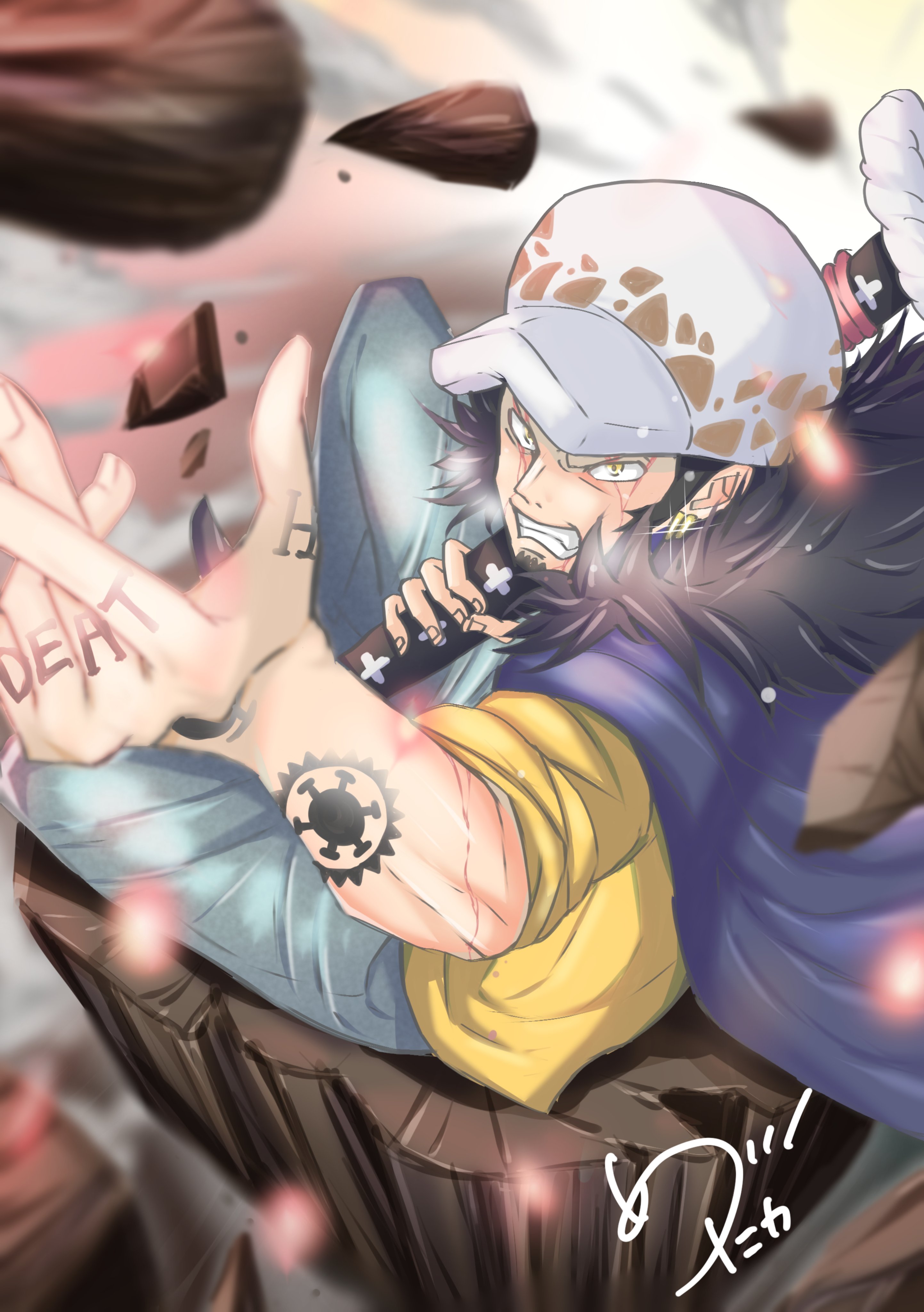 デジタルなめだか デジタル練習絵 イラスト Onepiece トラファルガー ロー 絵描きさんと繋がりたい T Co Fscjo0baov Twitter