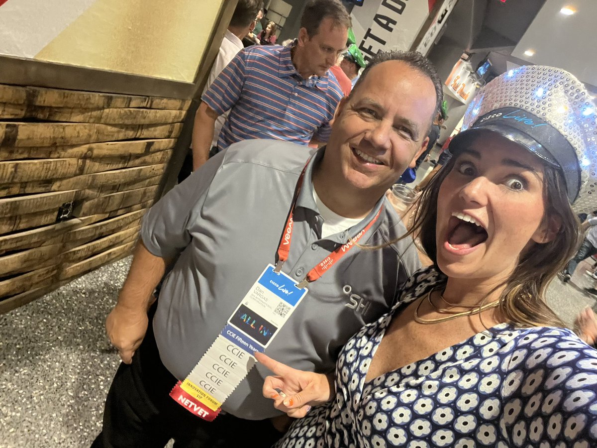 CyberKori's tweet image. You know you have a lot of CCIEs when I can&apos;t even name 5 different Expert exams #CiscoLive2022 #shiVargasInVegas