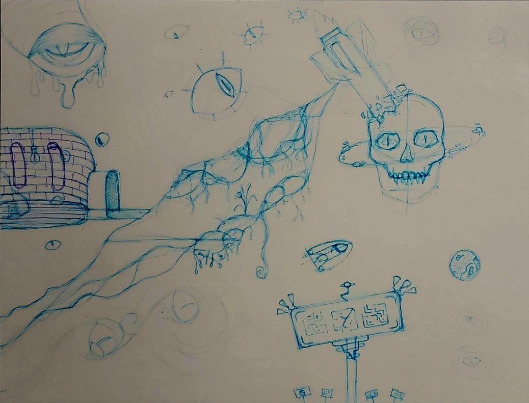 vesperiaNFT's tweet photo. A sketch for a new #NFT piece. Still working on my collection, but thought I'd take a break with something different. Let me know what you think! #nftart #NFTCommunity #NFTartist #sketch #art #Crypto #NFTartwork #abstractart #Illusion https://t.co/j2u9KQkIAH
