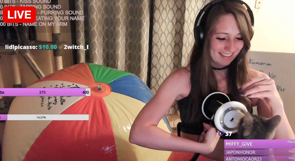 Asmr in twitch with moon_g1rl_babyy. Don’t be shy to follow me ! # ...