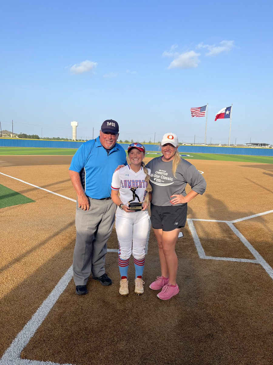 Congrats to <a href="/hallepost/">Halle Post</a> for winning the East MVP for the <a href="/CHRISTUSHosp/">CHRISTUS Southeast Texas Health System</a> and <a href="/Beaumont_BBJI/">Beaumont BBJI</a> All star Softball game! Pictured with MVP sponsor Ragsdale Realtor Group <a href="/RebekahMahala/">Rebekah Ragsdale</a>