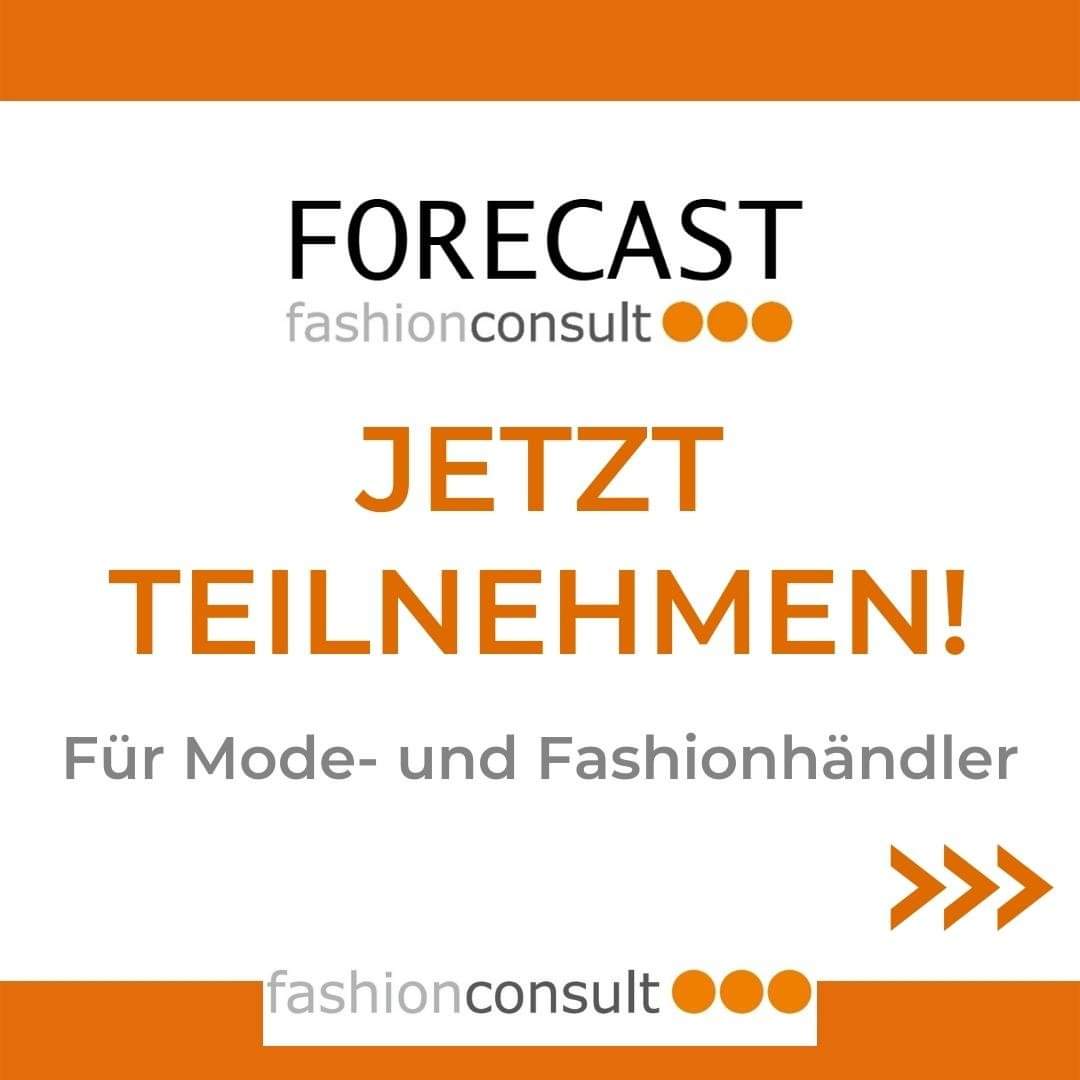 Wie wird 2023? Was ist für die #Vororder zu beachten? Jetzt ist #Teamwork gefragt. Bitte teilnehmen an unserem #fashionconsult #forecast. 

Teilnahmelink zur #Umfrage lnkd.in/eVEPCZXT

Gemeinsam schaffen wir mehr #Klarheit und #Planungssicherheit für den #Modehandel.