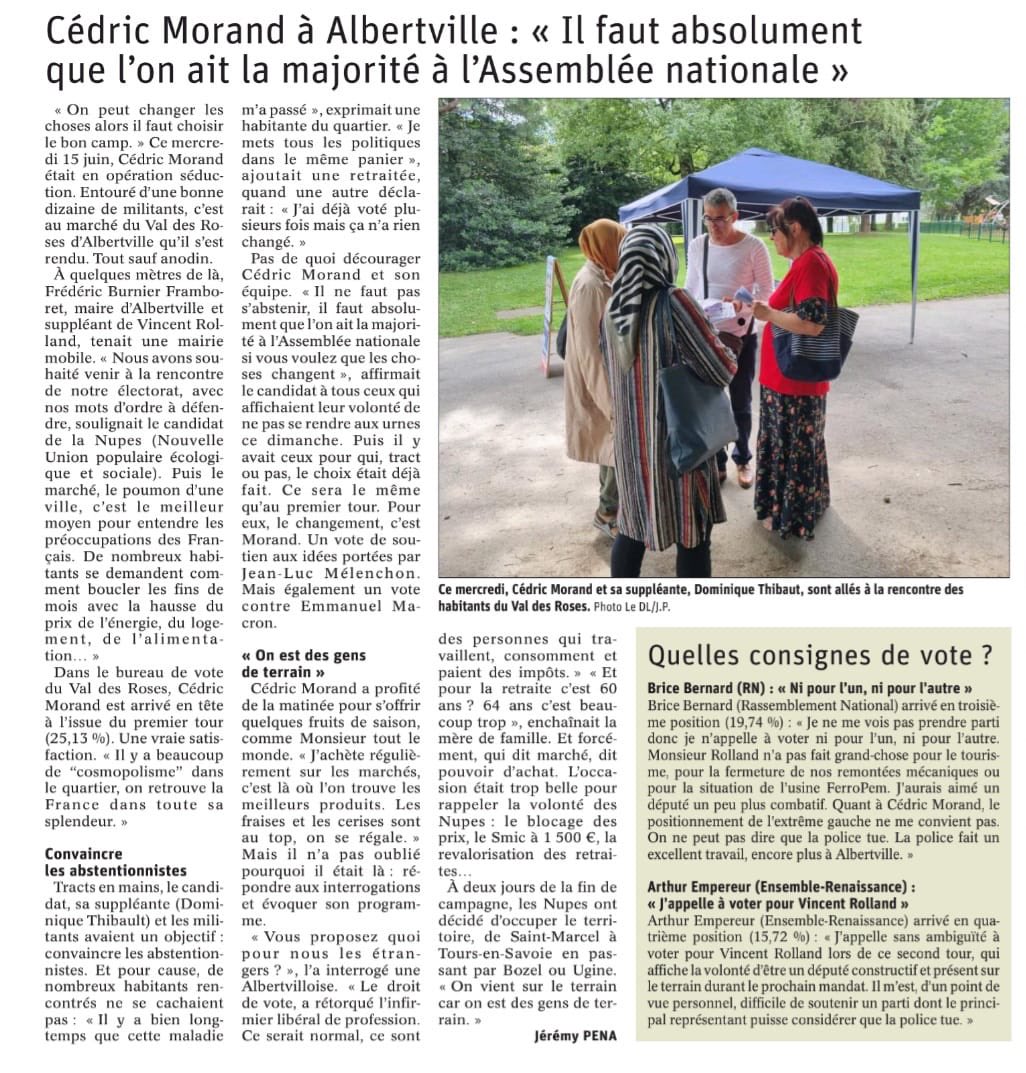 raftman63's tweet photo. Le 19 juin , on vote! On vote pour son camps avec plaisir et convictions. S’abstenir ou mettre LR c’est repartir pour 5 ans de ⁦@EmmanuelMacron⁩ puissance 10
#nupes #blocagedesprix #smic1500€ ##allocationjeunesse #encadrementdesloyers #battremacron #folobacklagauche https://t.co/WFD2pa7org