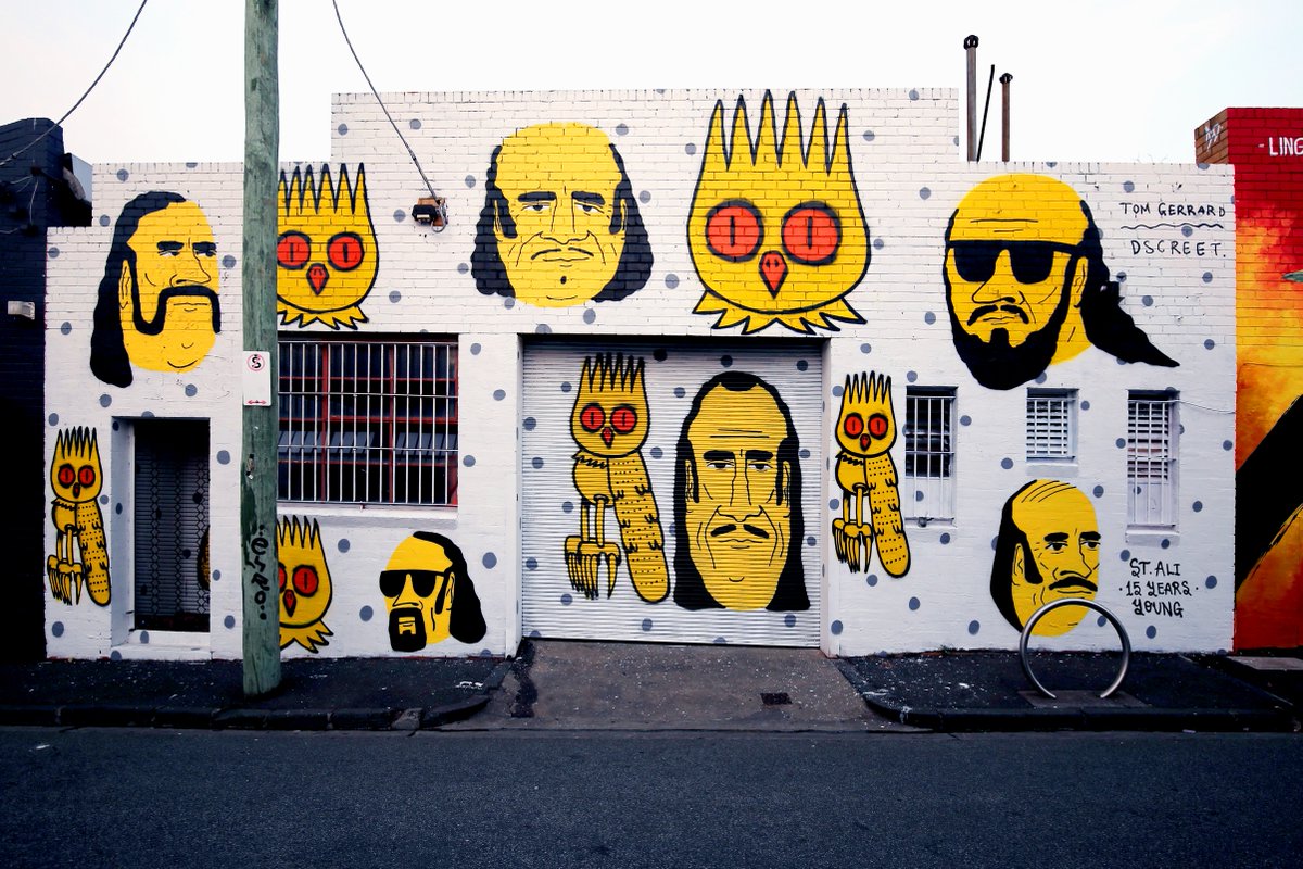 Loved this collab with <a href="/tom_gerrard_/">Tom Gerrard</a> &amp; <a href="/Dscreettweet/">Dscreet</a> 😍

The mural is located in South Melbourne, Victoria AUS. If you’re in the area, definitely check it out!

#streetart #nft