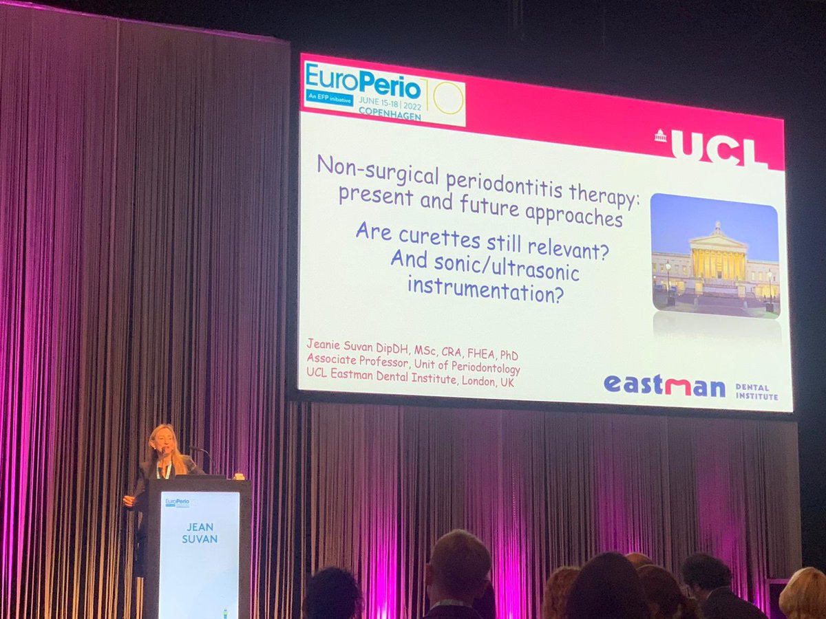 Glad to be back at one of the biggest Perio conferences in the world #EuroPerio10