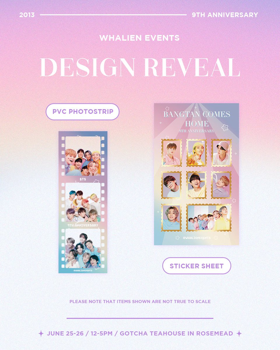 Ahhhhh the sticker sheet and photostrip 😍 last day to pre-order is June 21st! whalienevents.com