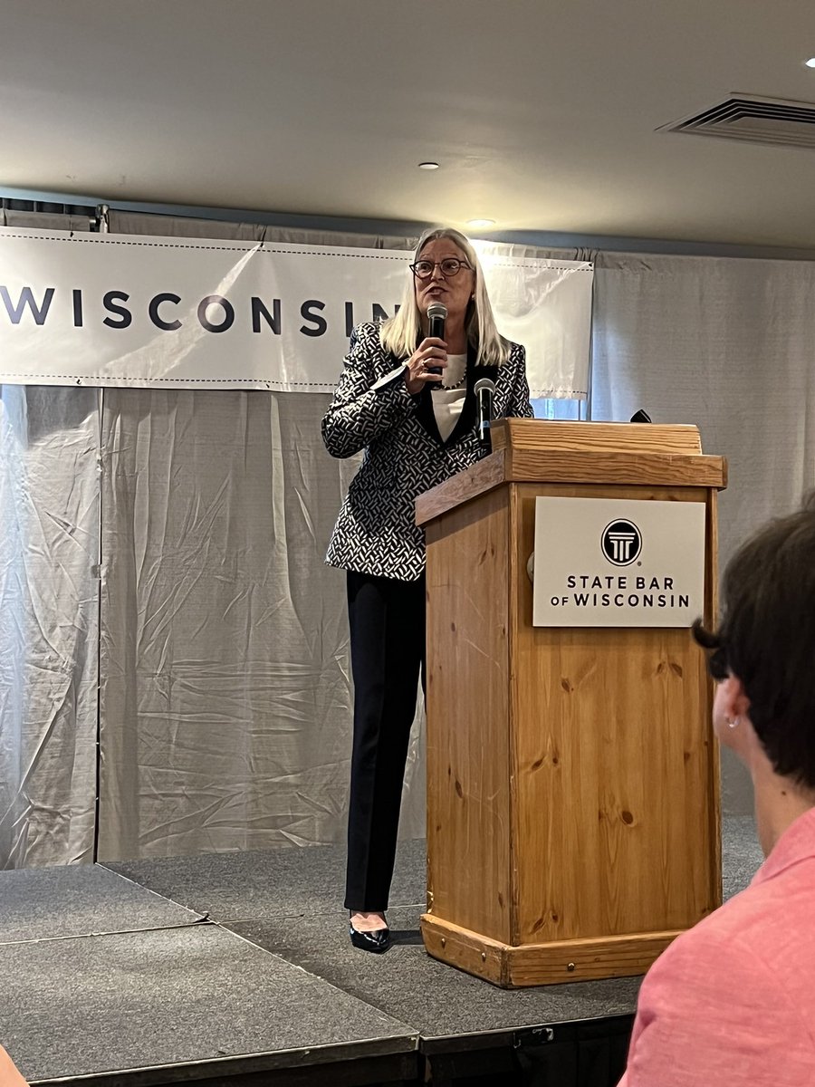 BeckerHickey's tweet photo. Congratulations to Attorney Margaret Hickey, who was sworn in tonight as the 67th President of the @StateBarofWI! Margaret is a leader, an activist, and a woman of highest integrity. She will do a fantastic job!
#statebarofwi #leadersinlaw #womenleaders #change https://t.co/W6yjd3qfyg