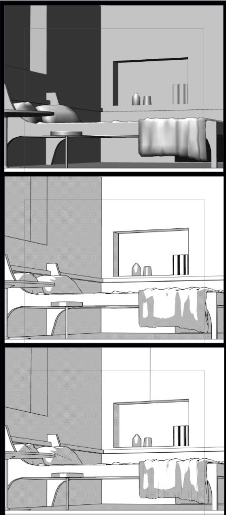 クリスタの3DモデルからLT変換にチャレンジ一年生 