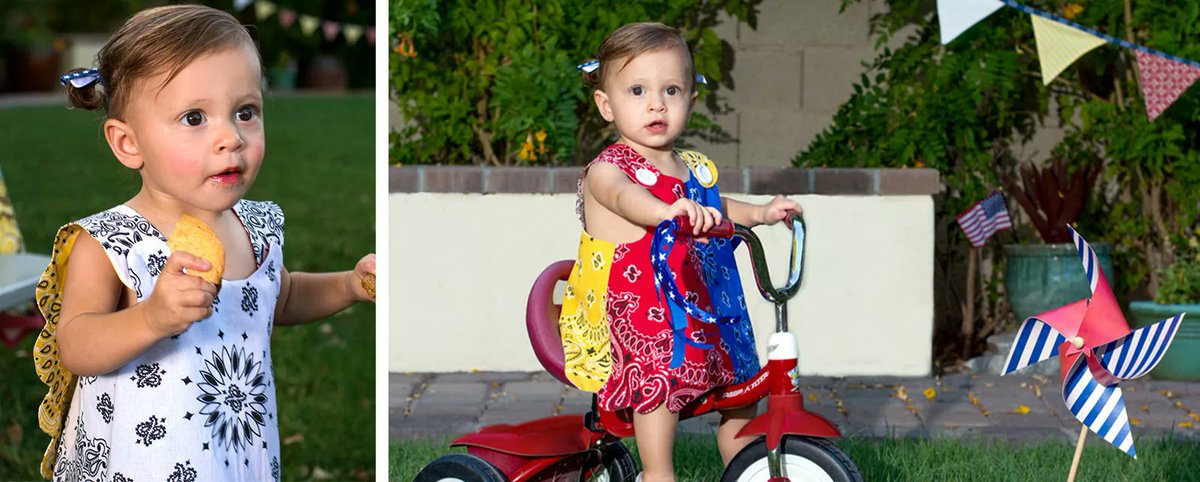 GreggRanchTexas's tweet photo. Toddler Sundress

All you’ll need is a sewing machine and basic sewing skills to make this adorable (and reversible) patriotic bandana sundress.

https://t.co/aIVL8fngiX https://t.co/yab95DeKXo