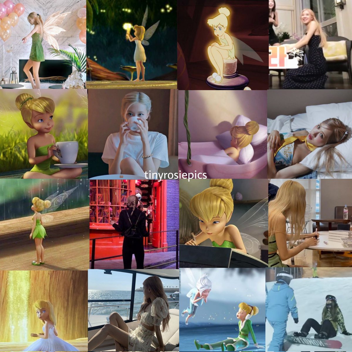 tinyrosiepics's tweet photo. rosé as tinker bell https://t.co/GLcLgwqkOQ
