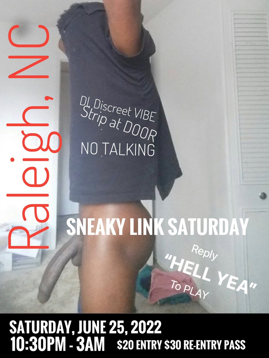 MaskedDickSucka's tweet photo. RSVP a spot in advance. So when it’s time to link, you can pull up #2022pride #sneakylink2022 #june25 https://t.co/pAFbdrZ4zl