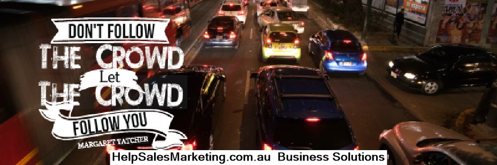 yourhelpsales's tweet photo. Don't follow the crowd https://t.co/ZmwoTIPa1b