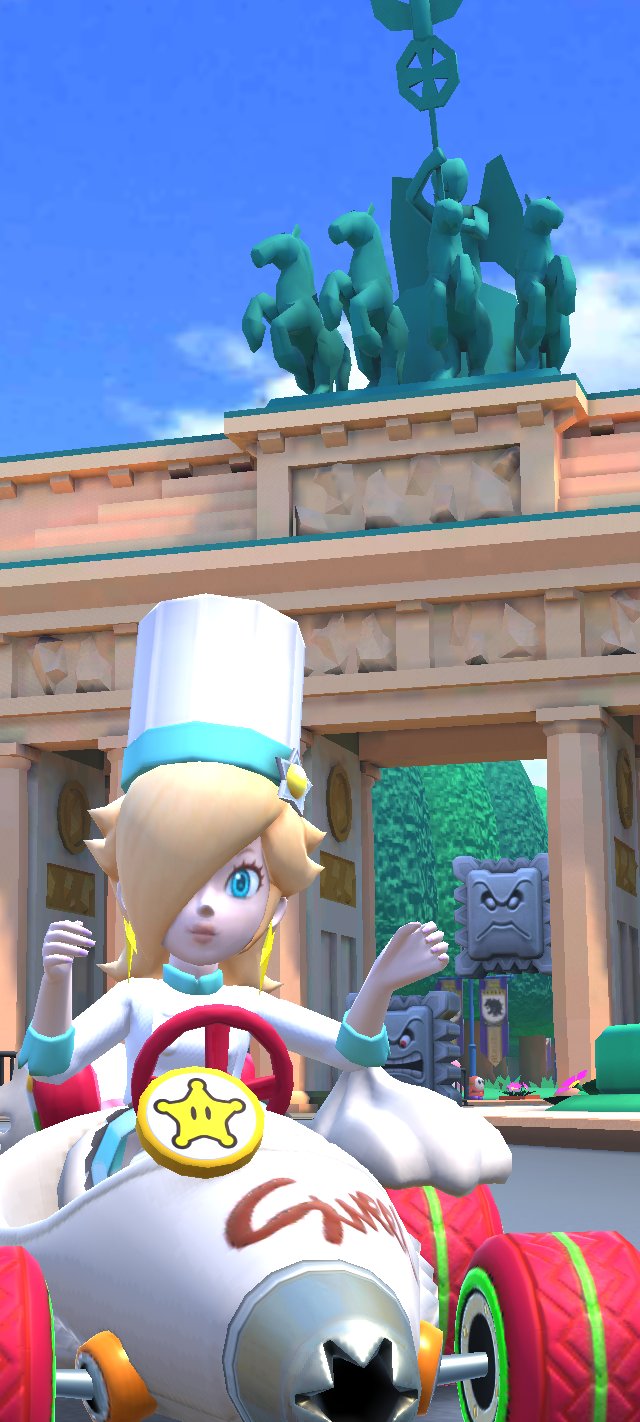 マリオカート ツアー 都市コースに彩りを添えて ロゼッタ シェフ が あま い香りがしそうなマシン ホイップスイート やグライダー キャンドルケーキ と共に新登場 さらに 新マシン バタープレッツェル も登場しているぞ