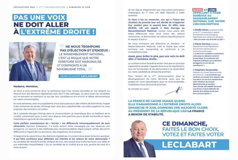 Le Président de la République a besoin d'une majorité forte à l'Assemblée nationale pour appliquer son projet. #Ensemble, #AvecVous, nous lui donnerons !

➡️ Dimanche votez et faites voter pour <a href="/barbarapompili/">Barbara Pompili</a>  et <a href="/JLeclabart/">Jean-Claude Leclabart</a> 🗳