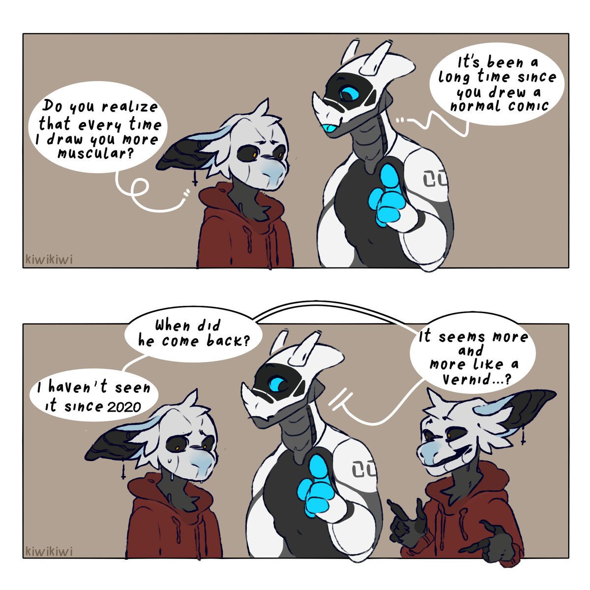 It's not bad to look at his breasts if we're friends, right?
furaffinity.net/view/47676543/
#furry #furrycomic #synth <a href="/MAXX_SYNTH/">MAXX-ROS. (COMMISSIONS CLOSED)</a>