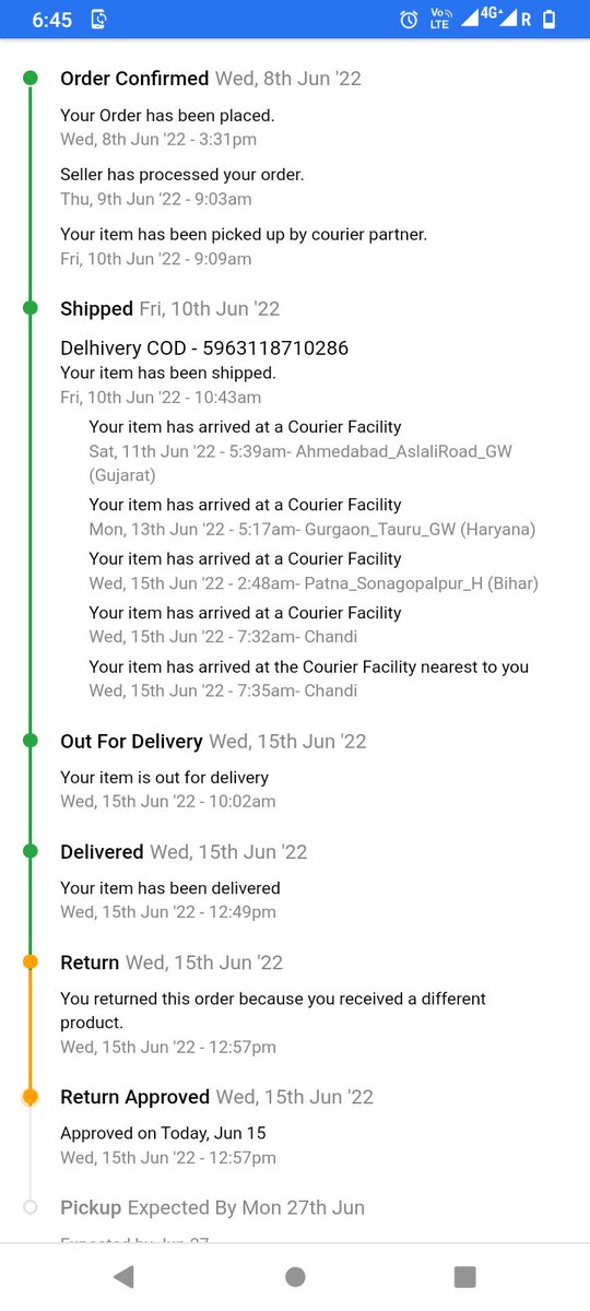 NalandaAshish's tweet photo. @FlipkartStories @flipkartsupport @Flipkart @amazonIN item has been picked up but your courier partner has not approved.I am left with nothing.Ask your courier partner to approve pickup. https://t.co/CzEqAOSg9h