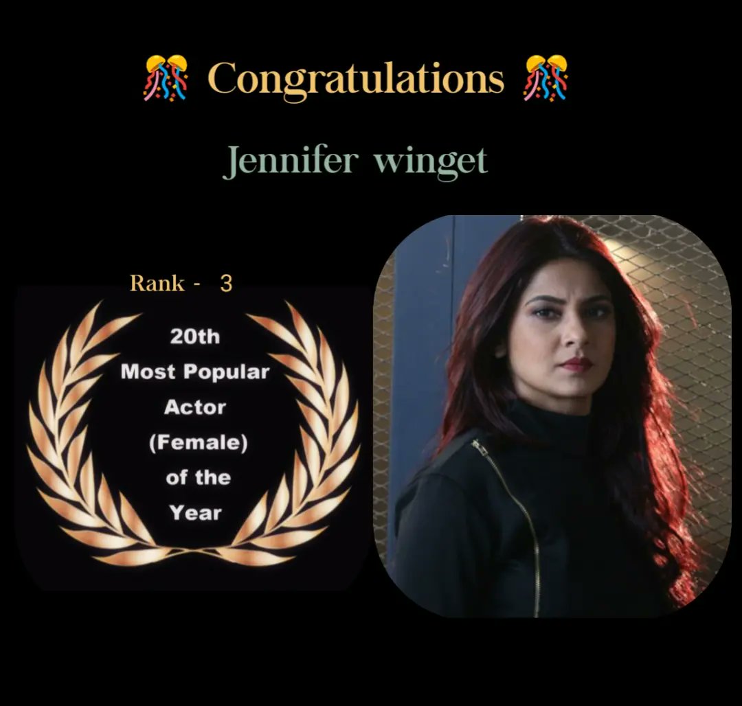 indian_tvcouple's tweet photo. Congratulations @jenwinget ๐โค๏ธ
20th Most Popular Actor of The Year โฃ๏ธ
(Female)
Rank 3
#20thmostpopularactoroftheyear
#indian_tvcouple
#jenniferwinget #jenniferwinget1 #jenniferwingetfans #mayaagain #zoyasiddiqui #zoyaadityahooda #beyhadh #beyhadh2 #bepannah https://t.co/zhmJ3pYbdN