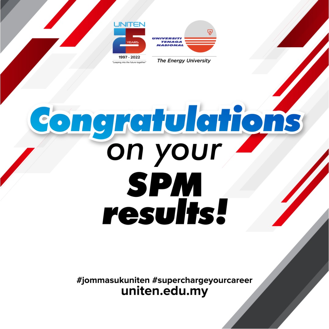 #SPM2021result 
Congratulations to all #SPM2021 achievers!
Your hard work has paid off! Be proud of your achievements.

#JomMasukUNITEN