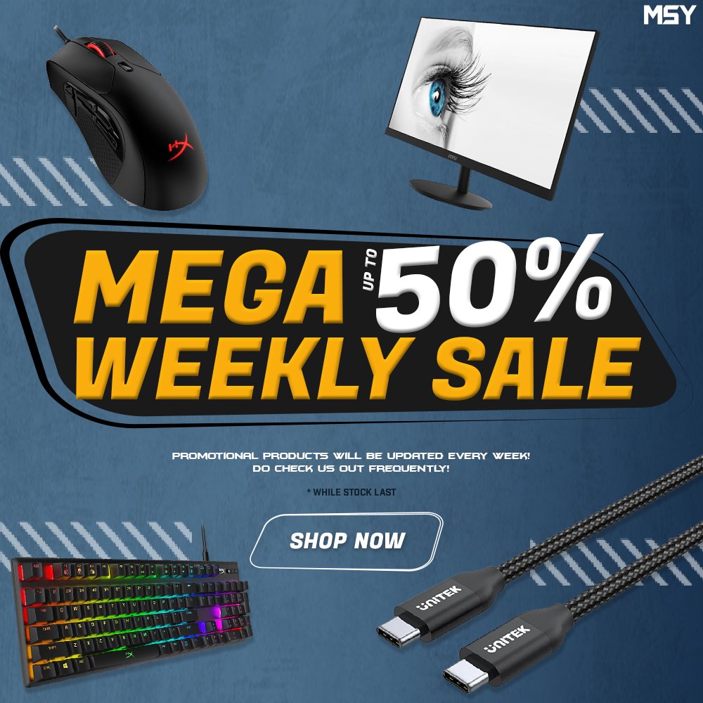 msytechnology's tweet image. Interesting products on sale! Come check them out!
msy.com.au/online/348-msy…