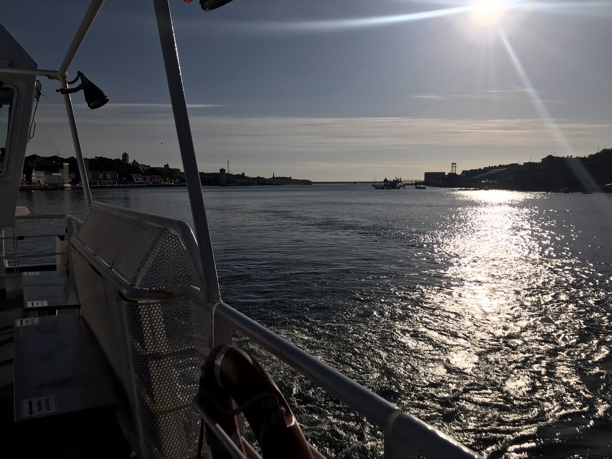 WhitburnTandL's tweet photo. Best way to get to work!#shieldsferry https://t.co/7wIU6n9GAu