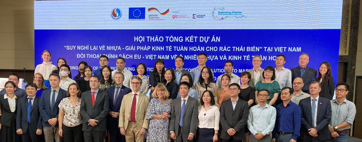 conan_herve's tweet photo. #Vietnam Séminaire de clôture du projet 🇪🇺#RethinkingPlastics : opportunité de présenter les nombreuses réalisations concrètes, les enseignements et de renforcer le #dialoguepolitique 🇪🇺🇻🇳 sur #EconomieCirculaire #EconomieBleue #EPR #recyclage : une belle dynamique à poursuivre! https://t.co/6d2skVf43M