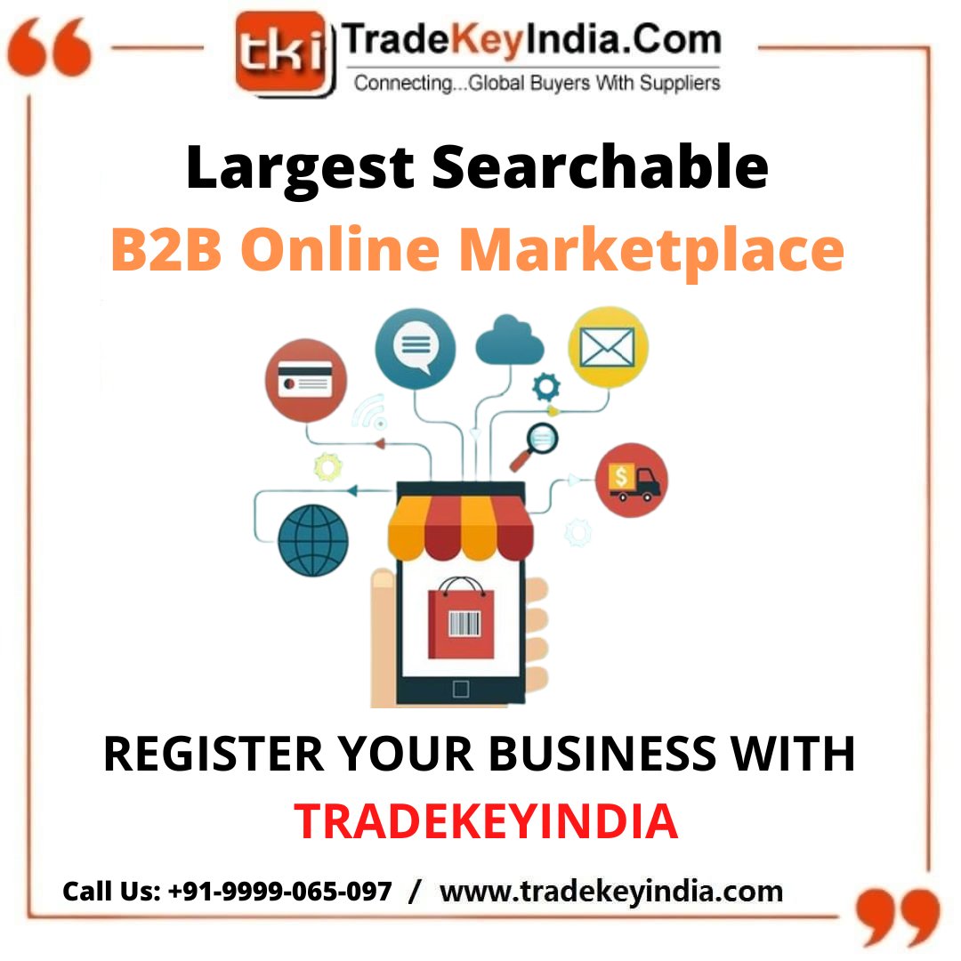 tradekeyindia's tweet photo. Best B2B online Marketplace
Call/Whatsapp: +91-9958-276-296/ 9999-065-097
Email Us: support@tradekeyindia.com
Visit Us: https://t.co/oiW8CSlJIS
#TradeKeyIndia #b2bportalinindia #LargestB2BPortal #b2bportal #portal #Business2BusinessPortal #B2B #SignUp #RegisterNow #B2Bmarketplace https://t.co/HqUUUc6IKx