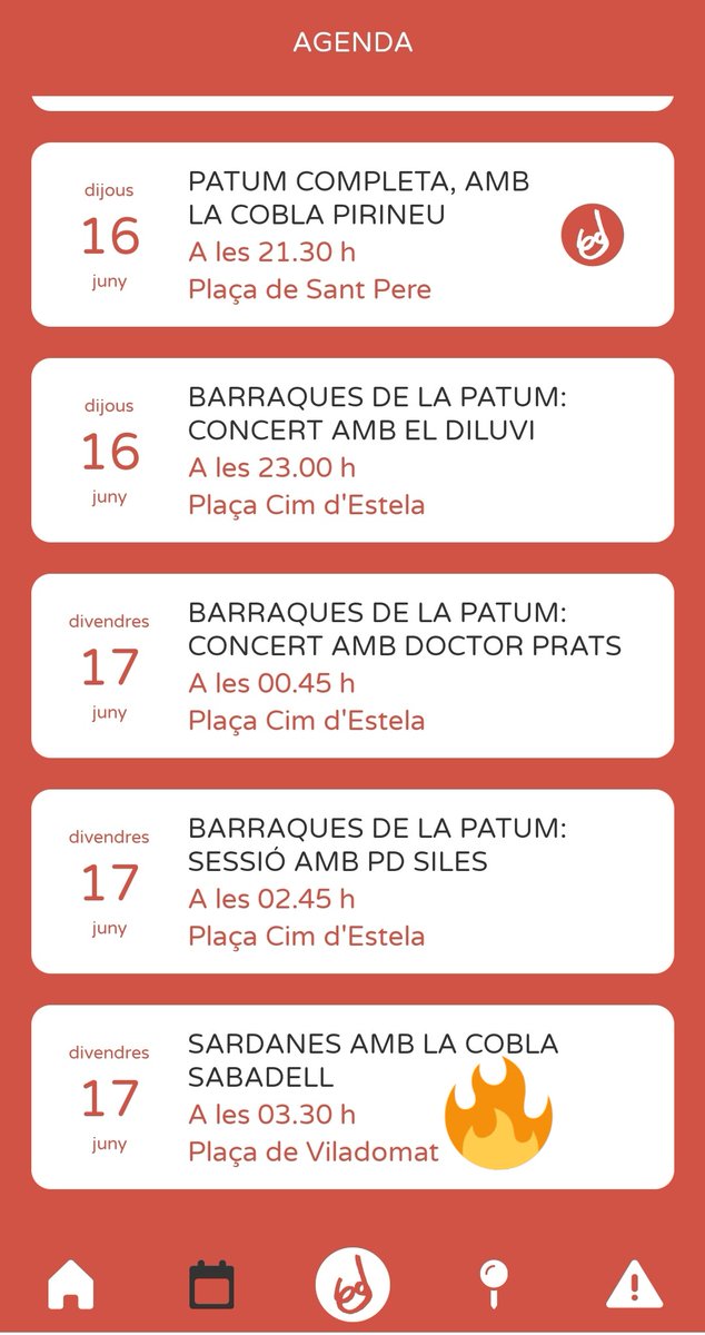 Avui i demà, som la cobla convidada a <a href="/lapatum/">La Patum</a> de Berga!😍🔥 Ens fa molta il·lusió i venim amb les piles ben carregades!😀