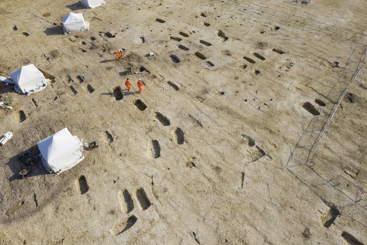 AECOM Archaeologist large Anglo-Saxon burial ground uncovered