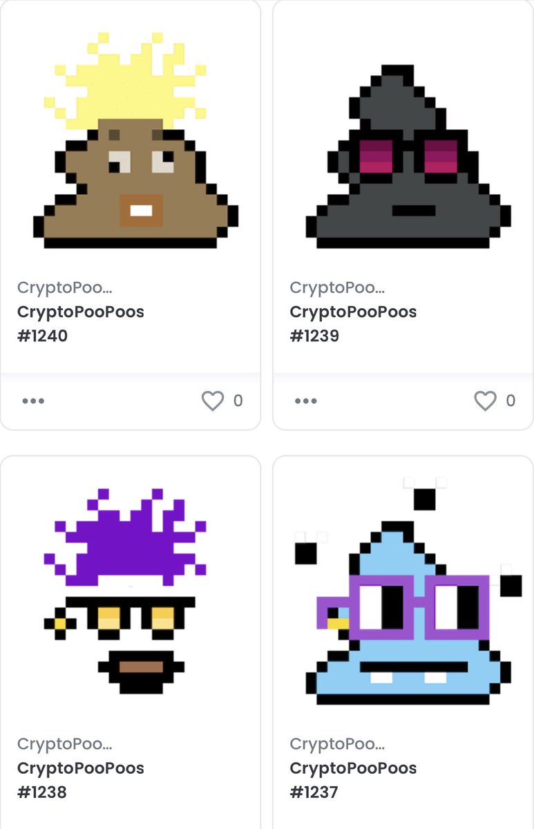 ChiselMonkeys's tweet photo. I guess Im doing THIS now.
Iβm legitimately loosing my mind.
#NFTs #cryptorayrays #cryptopoopoos https://t.co/0i30ZNJ35v
