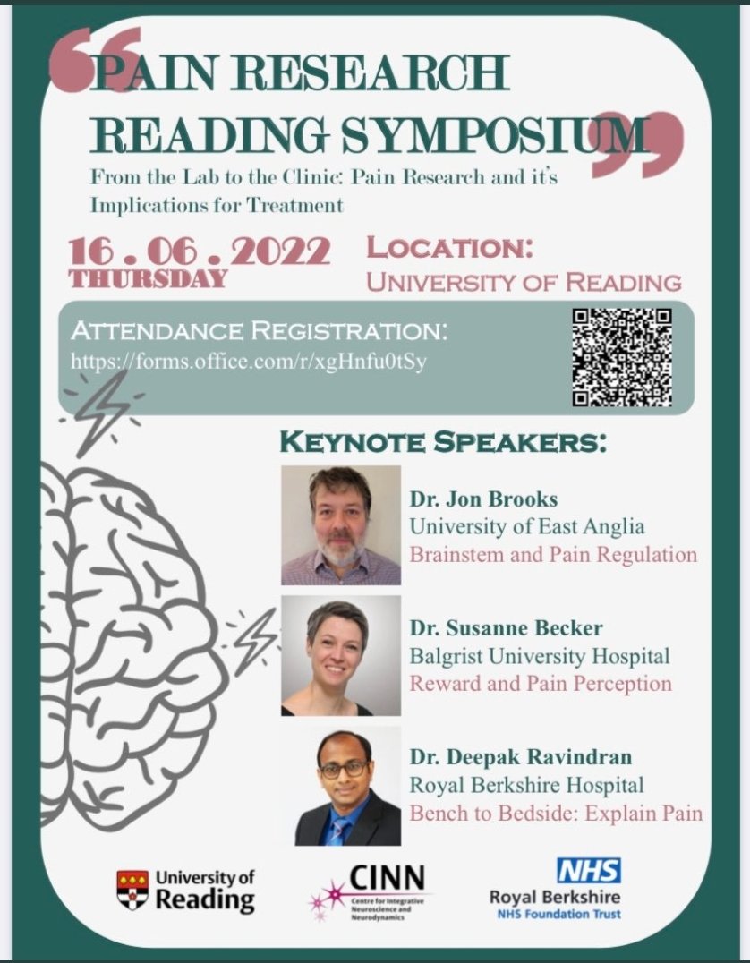 DeepakRavindra5's tweet photo. Excited to be part of the Pain Research Network at @UniofReading @UniRdg_CINN this morning talking about Bench to Bedside in Pain Medicine. challenges -YES however HUGE opportunities if we change frame #reframepain . @RHarrisonCINN @kafpsych @BerksResearch https://t.co/d4WsGO3uHI