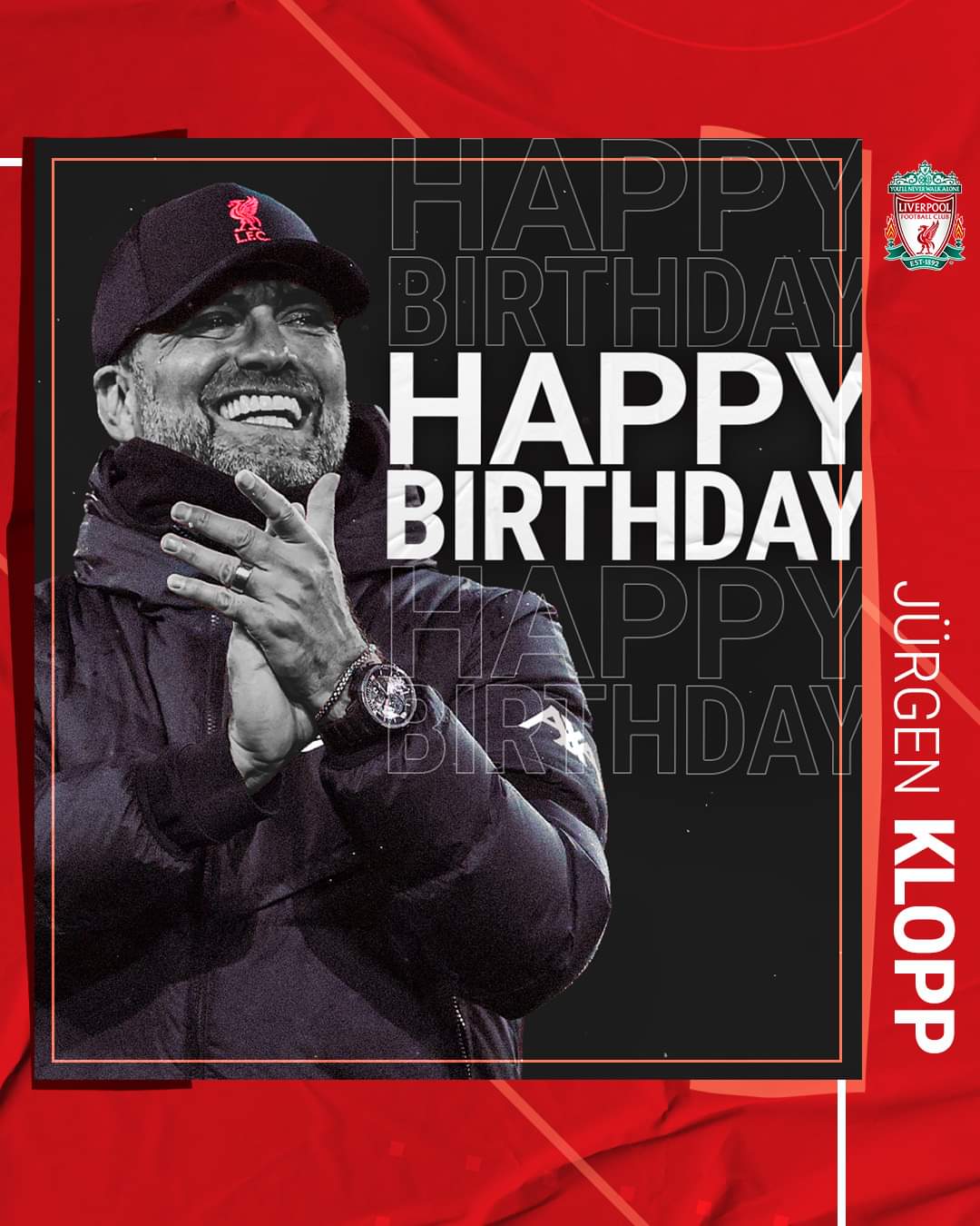 Happy birthday jurgen klopp the boss 