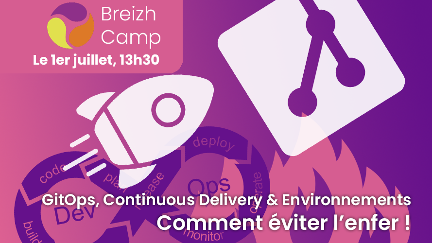 morisseauphi's tweet photo. Je vous donne rendez-vous le 1er juillet à 13h30 au @breizhcamp pour : « GitOps, Continuous Delivery et environnements : Comment éviter l'enfer ?! ».
Il y a aussi plein d'autre conférences super cool🤩 !

Merci à @breizhcamp  et à @onepoint.
#gitops #continuousdelivery https://t.co/oFIi7Ffsyd