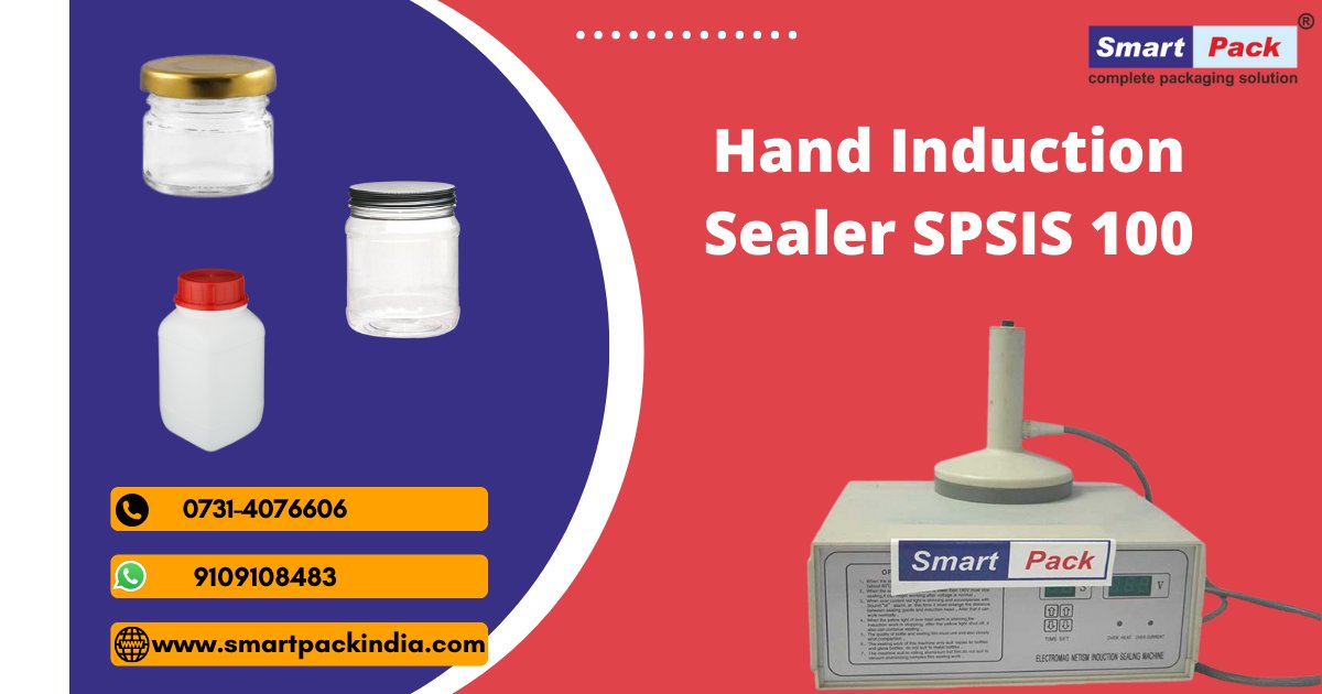 Hand induction sealer SPSIS 100 is used to cap non-metal bottlenecks like glass and plastic containers.

Check out more: bit.ly/3tD2j0y
📞: 9827035264

#inductionsealer #inductionmachine #bottnecksealer #cupsealingmachine #sealingmachine #cappingmachine #smartpackindia