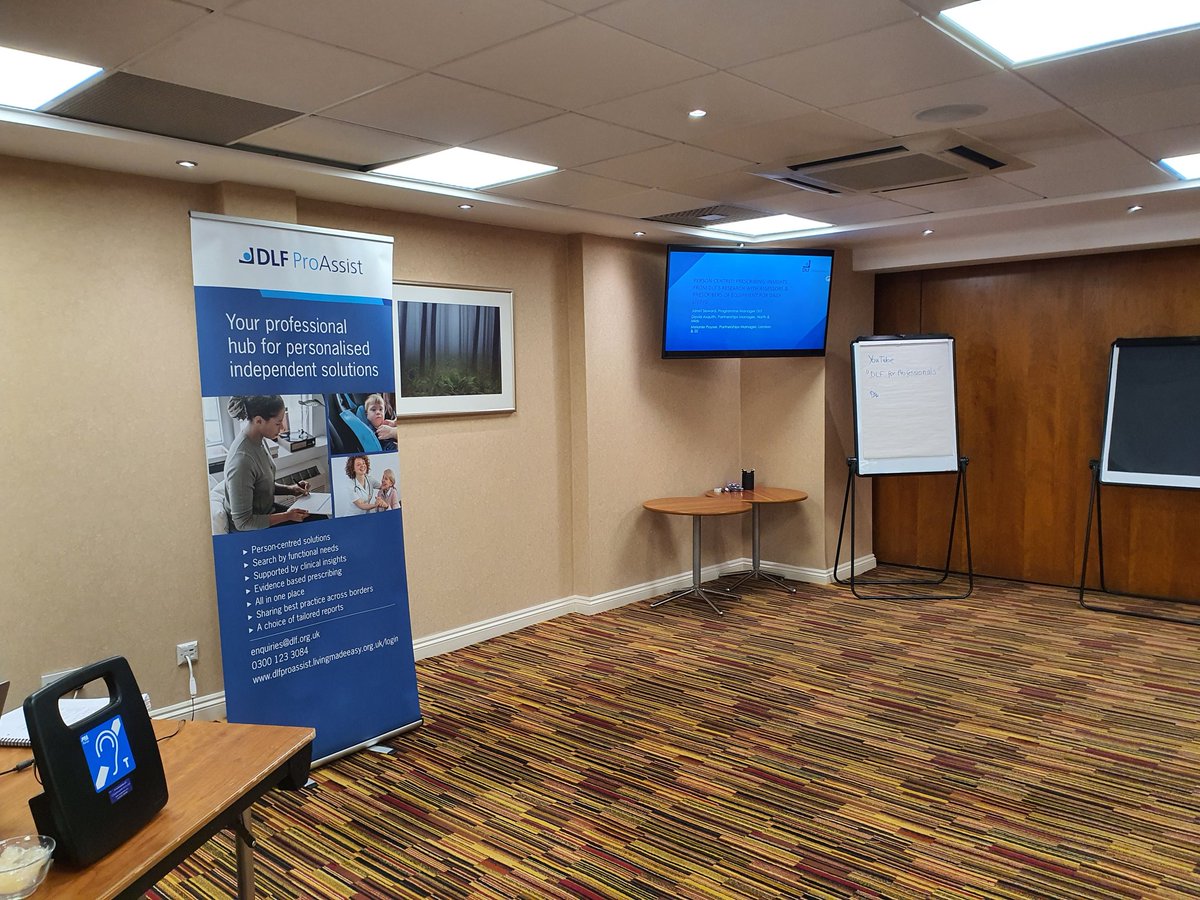 Thanks to #Naep22 for organising yesterday's workshop on person centred prescribing of AT. #DLF