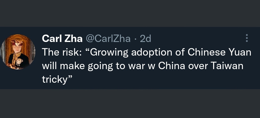 WumaoCoin's tweet photo. One reason why Chinese Yuan is undeserved to be a global reserve currency.

#DivestfromChina https://t.co/etpWhbjbWK