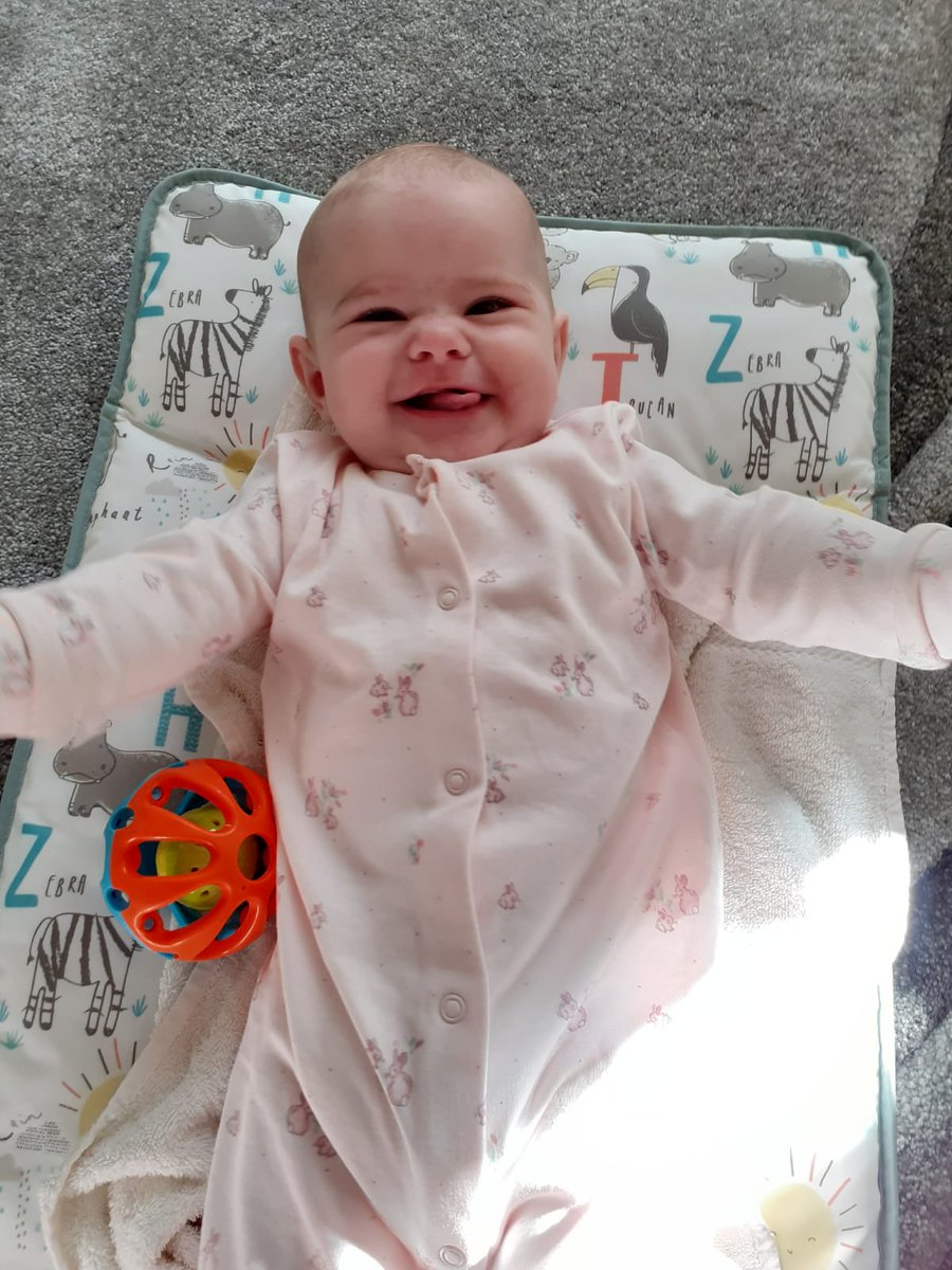 Happy first day back to work for me. Then I get sent a pic of my baby at her nannas. Is there still time to change my mind  and have longer off 🤣😍🤣😍