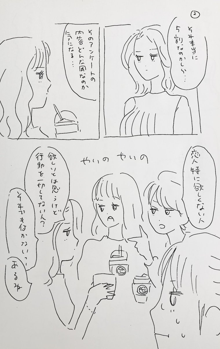 ラフ漫画 のうみそん番外編
恋人がいない20代女性(1/4)

#のうみそん
#漫画が読めるハッシュタグ 